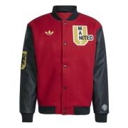 Manchester United Jakke Varsity - Burgunder