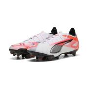 PUMA Ultra 5 Carbon FG Unlimited - Hvit/Sort/Glowing Red Dame