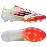 adidas F50 Elite AG Pure Victory - Fottøy Hvit/Svart/Solgul