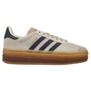 adidas Originals Sneaker Gazelle Bold - Beige/Natt Indigo Kvinner