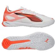 PUMA Ultra 5 Pro Cage TT Unlimited - Hvit/Sort/Glowing Red