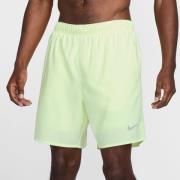 Nike Løpeshorts Dri-FIT Challenger 7" 2-i-1 - Neon/Sølv