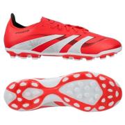 adidas Predator League 2G/3G AG Pure Victory - Lucid Red/Hvit/Sort