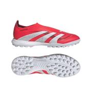 adidas Predator League Laceless TF Pure Victory - Lucid Red/Hvit/Sort