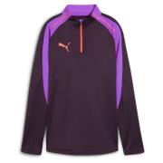 PUMA Treningsskjorte IndividualBlaze 1/4 glidelås - Midnattsplomme Kvi...
