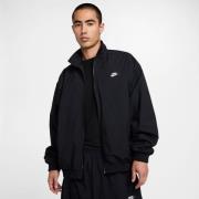 Nike Treningsjakke Club Woven Oversized - Svart/Hvit