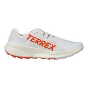 adidas Løpesko Terrex Agravic Speed - Grå/Oransje/Fottøy Hvit