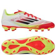 adidas F50 League MG Pure Victory - Fottøy Hvit/Svart/Solgul Barn