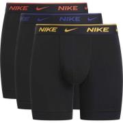 Nike Boxer 3-Pakke - Svart/Gull/Blå/rød
