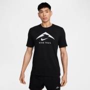 Nike Løpe t-skjorte Dri-FIT Run Trail - Svart/Grå
