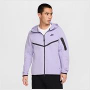 Nike Hettegenser Tech Fleece FZ Windrunner - Hortensiaer/Svart