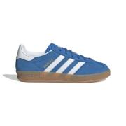 adidas Originals Sneaker Gazelle - Blå fugl/Fottøy Hvit/Brun Barn
