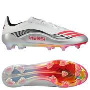 adidas F50 Messi Elite FG Prestig10 - Fottøy Hvit/Lucid Red/Sølv Metal...