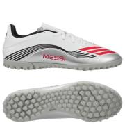 adidas F50 Messi Club TF Prestig10 - Fottøy Hvit/Lucid Red/Sølv Metall...