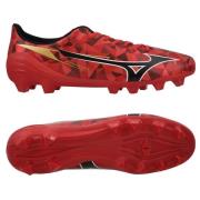 Mizuno Alpha II Select FG Ruby Red - MORELIA 40th Red/Svart/Gull