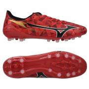 Mizuno Alpha II Select AG Ruby Red - MORELIA 40th Red/Svart/Gull