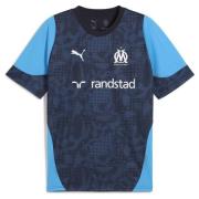 - Marseille Trenings T-Skjorte - Navy/Blue Azur