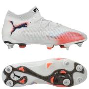 PUMA Future 8 Ultimate SG Untamed - PUMA White/PUMA Svart/Glødende rød