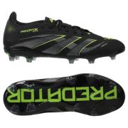 adidas Predator Elite FG Electric Stealth - Svart/Metall/Lucid Sitron ...