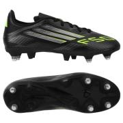 adidas F50 League SG Electric Stealth - Svart/Metall/Lucid Sitron Barn