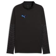 PUMA Treningsskjorte IndividualCUP 1/4 glidelås - PUMA Svart/Ultra Blu...