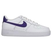 Nike Air Force 1 - Hvit/Lilla/Navy Barn
