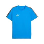 PUMA T-skjorte teamKING - Elektro Royal/PUMA White/PUMA Svart Barn