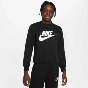 Nike Genser NSW Club Fleece - Svart/Hvit Barn