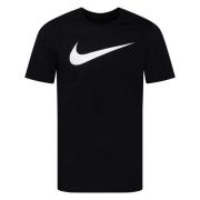 Nike T-skjorte NSW Icon Swoosh - Svart/Hvit
