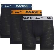 Nike Boxer Dri-FIT Advanced Micro 3-Pakke - Svart/Oransje/Blå