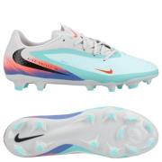 Nike Phantom 6 Academy Low Cut MG United - Turkis/Oransje