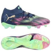 PUMA X Unisport Future 8 Ultimate FG Vikings - Persian Blue/Rosa/Grønn...