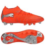 PUMA Future 9 Ultimate AG Unleashed - Glødende rød/PUMA White/PUMA Sva...