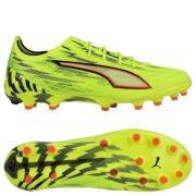 PUMA Ultra 6 Ultimate AG Unleashed - Gul/PUMA Svart/Glødende rød/Lime ...