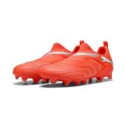 PUMA Future 9 Match Laceless FG/AG Unleashed - Glødende rød/PUMA White...