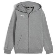 PUMA Hettegenser teamGOAL Casuals Full Zip - Grå/PUMA White Barn