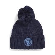 MCFC ESS Beanie Jr PUMA Navy-Team Light Blue