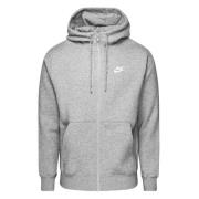 Nike Hettegenser NSW Club - Mørkegrå/Sølv/Hvit