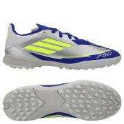 adidas F50 Messi League TF La Vida Rapida - Sølv Metallisk/Gul/Lucid B...