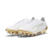PUMA Ultra 6 Ultimate AG White Gold - PUMA White/Metallisk gull/PUMA S...