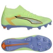 PUMA Ultra 6 Match + FG/AG Light Up - Grønn/Isblå/Intense Lavender Kvi...