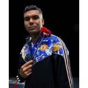 Manchester United Track Top Stone Roses - Svart/Multicolor