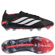 adidas Predator Elite FG Immortal DNA - Svart/Fottøy Hvit/Lucid Red