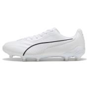 PUMA King Platina FG/AG - PUMA White/Metallisk gull/PUMA Svart LIMITED...