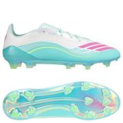 adidas F50 Messi Elite FG Aurora Radiante - Fottøy Hvit/Lucid Pink/Fla...