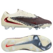 Nike Phantom 6 Elite Low Cut FG United - Bordeaux/Universal Red/Grå